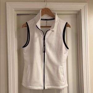 Calvin Klein Fleece Vest with Black Trim